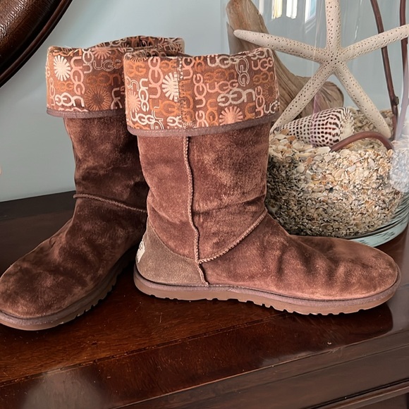 UGG Lo Pro Button Suede Boots - Picture 3 of 9